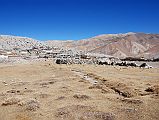 36 Ngora Village At The End Of The Kong Tso Trek Ngora (4463m) is a village nestled below the east face of Shishapangma and the end of the trek from Kong Tso.